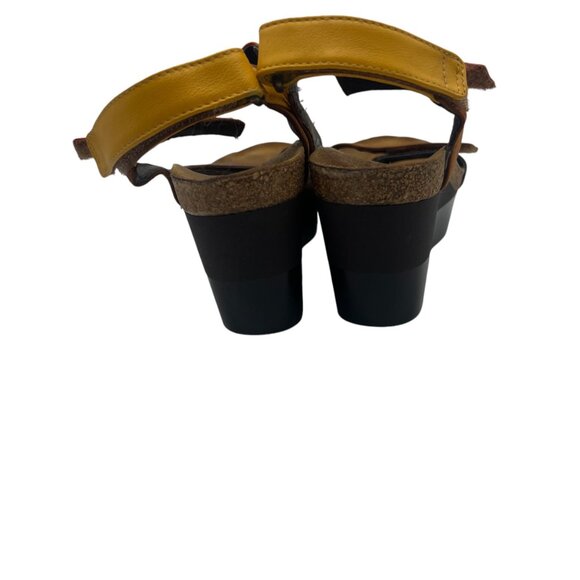 Naot Miracle Wedge Shoes Womens 8 (39) Sandals Multicolor 3" Heel - Picture 5 of 12